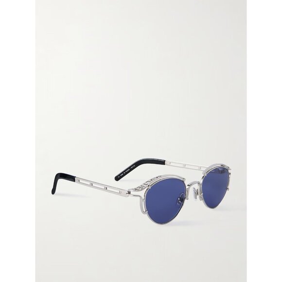 Jean Paul Gaultier Sourcil Sunglasses Silver Metal main image 8